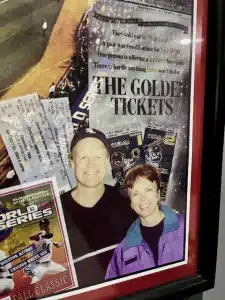 tickets, couple, world series program