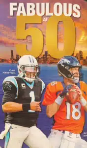 Cam Newton and Peyton Manning in Super Bowl 50